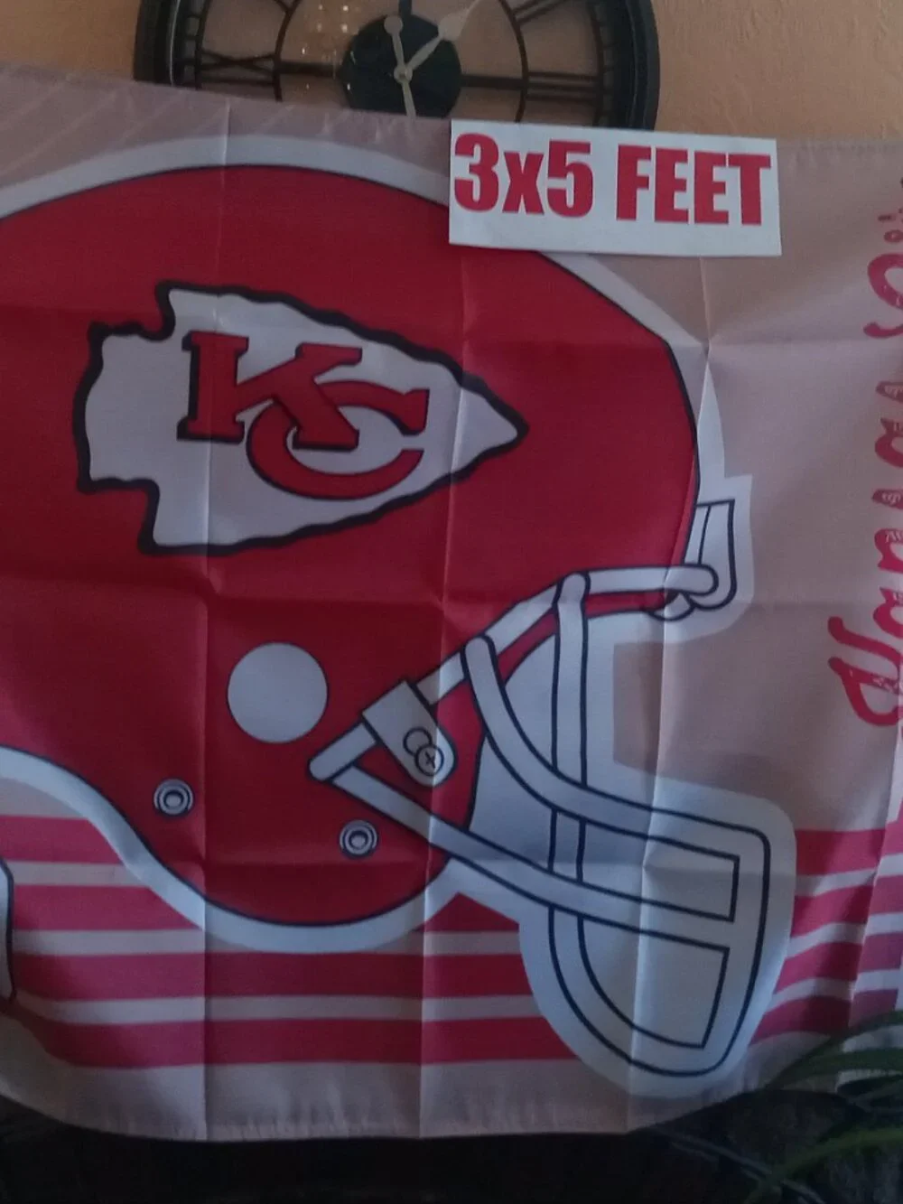 Kansas City Chiefs Retro 1960 Style NFL 3X5 Feet Flag Banner Pole or Wall